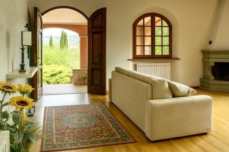 Casa 1 camera, con giardino