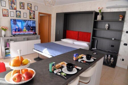 Appartamento 1 camera, con giardino