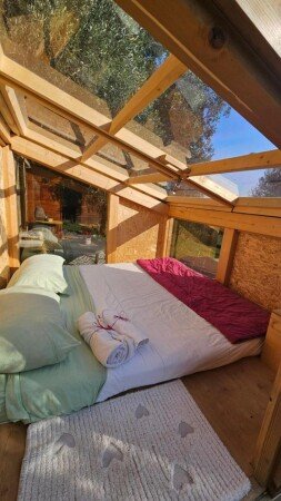 Camping / Mobil Home 1 chambre, avec jardin