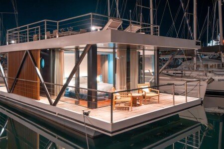 Boot 1 Schlafzimmer, mit Pool