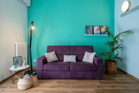Appartamento 1 camera, con giardino