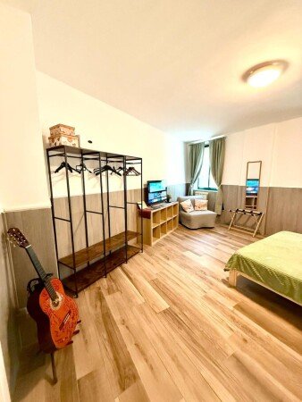 Appartamento 1 camera, con giardino