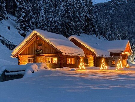 Chalet 1 camera, con giardino