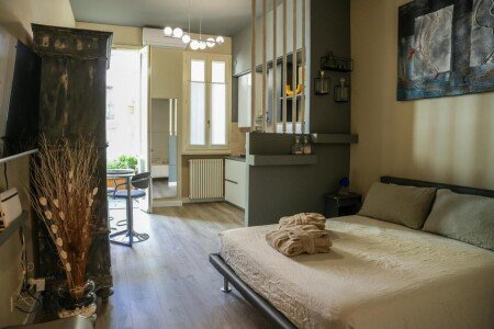 Appartamento 1 camera, con giardino