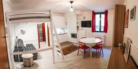 Appartamento 1 camera, con giardino