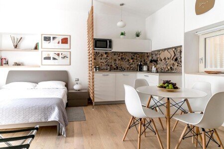 Casa 1 camera, con aria condizionata