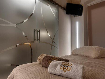 Ferienhaus 1 Schlafzimmer, mit Garten