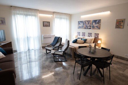 Appartamento 1 camera, con giardino