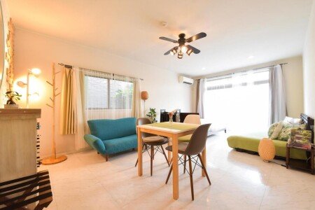 Apartment 1 bedroom, with garden