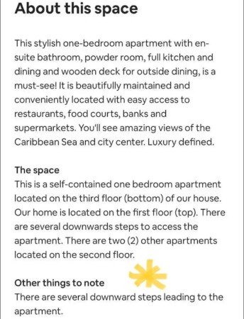 Apartment 1 bedroom, with garden