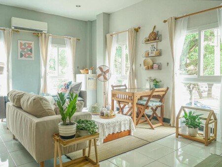 Apartment 1 bedroom, with garden