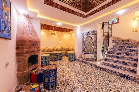 Riad 3 huéspedes, con aire acondicionado