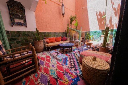 Riad 4 voyageurs, avec climatisation