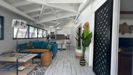 Appartement 2 chambres, avec jardin