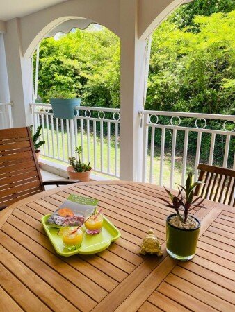 Appartement 2 chambres, avec jardin