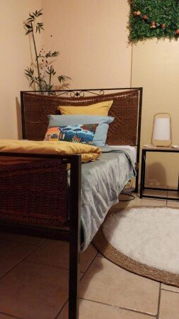 Camping / Mobil Home 1 chambre, avec jardin