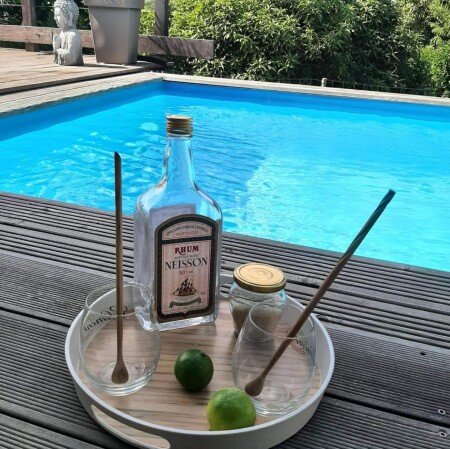 Maison de campagne 2 chambres, avec piscine