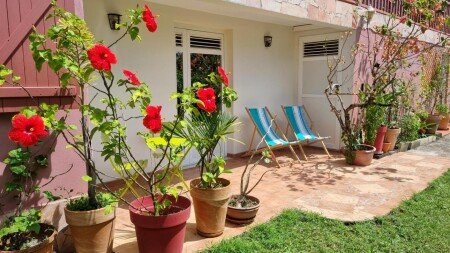Appartement 2 chambres, avec jardin