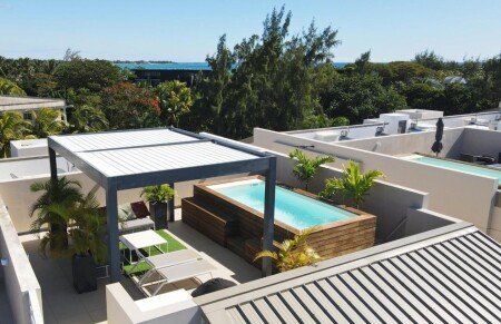 Villa 1 chambre, avec piscine