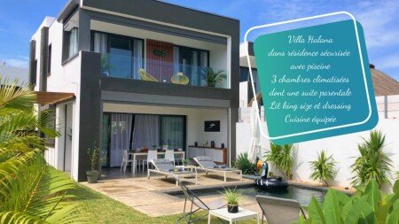 Villa 3 chambres, avec piscine