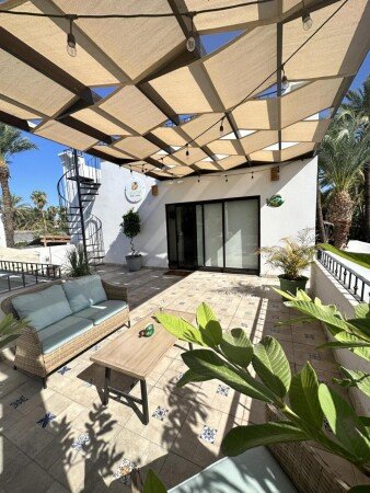 Apartamento 5 huéspedes, con jardín