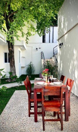 Appart'Hotel 2 voyageurs, avec jardin