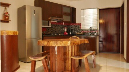 Apartamento 6 huéspedes, con jardín