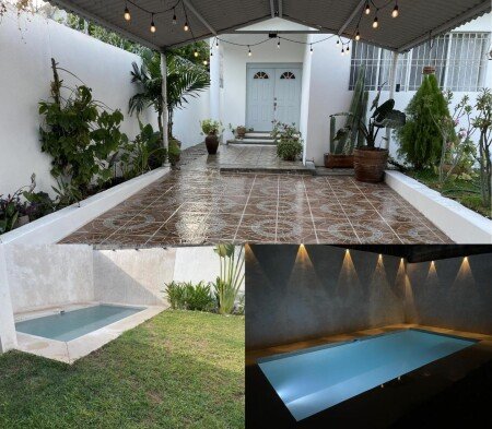 House 3 bedrooms, with pool