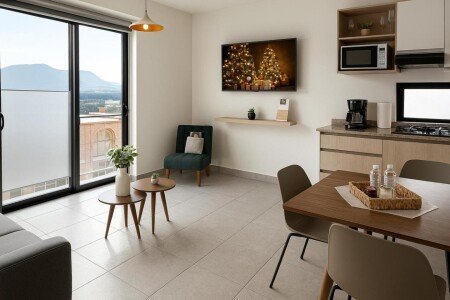 Apartamento 2 habitaciones, con jardín