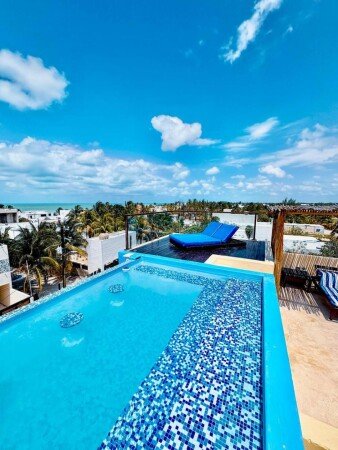 Appartement chic, 3 chambres, avec piscine