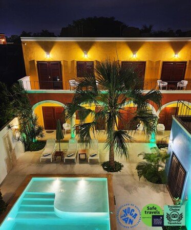 Hotel with pool