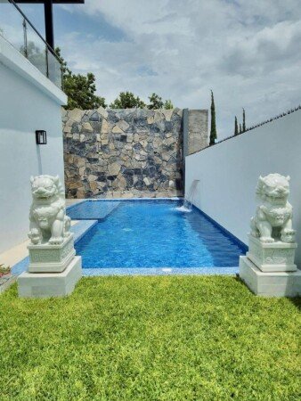 Villa 2 habitaciones, con piscina