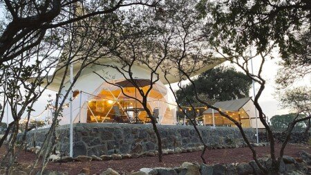 Camping / Mobil Home 1 habitación, con jardín