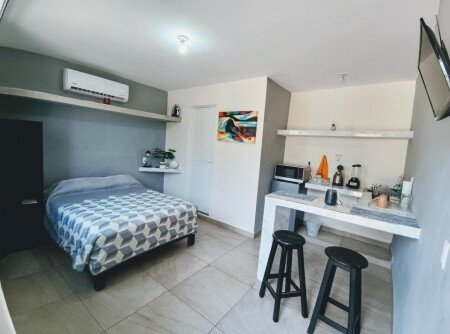 Apartamento 1 habitación, con aire acondicionado