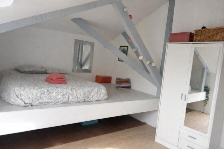 Bed and breakfast 1 bedroom, with air conditioning