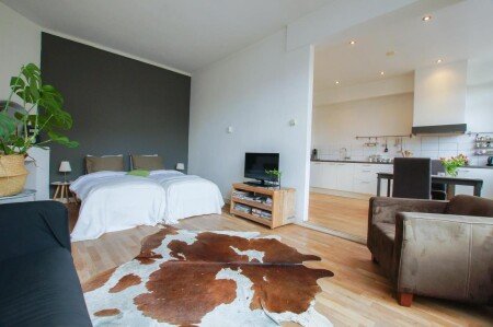 Appartement 1 slaapkamer, met tuin