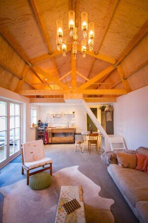 Ferienhaus 1 Schlafzimmer, mit Garten