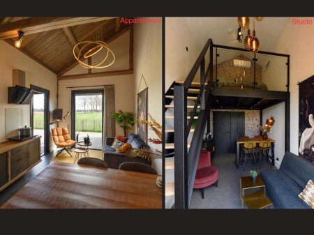 Appartement 5 gasten, met tuin