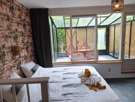 Appartement 1 slaapkamer, met tuin