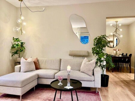 Appartement 2 chambres, avec jardin