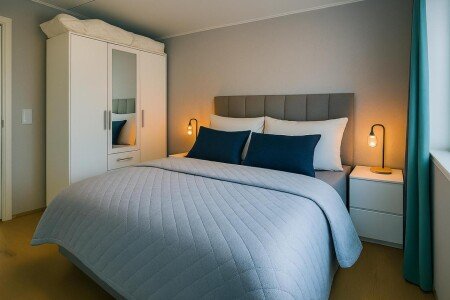 Wohnung 2 Schlafzimmer, mit Garten