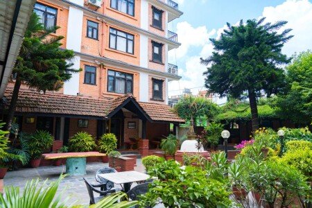 Hotel with garden