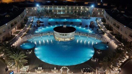 Hotel with gym