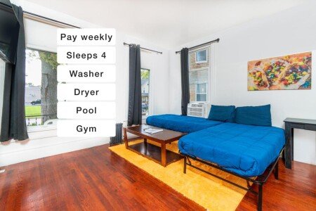 Apartment 1 bedroom, with pool