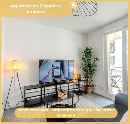 T3 2 chambres, avec wifi