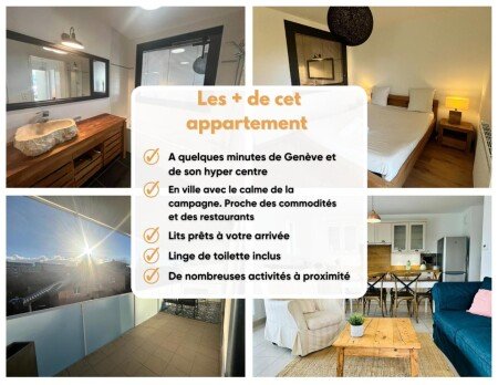 Appartement 2 chambres, avec wifi