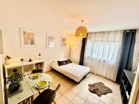 Studio 1 chambre, avec parking