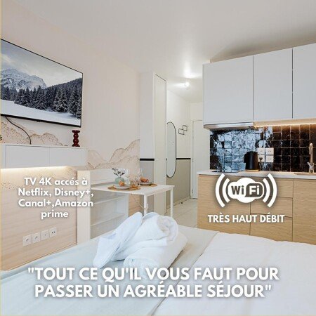Apartamento 1 habitación, con wifi