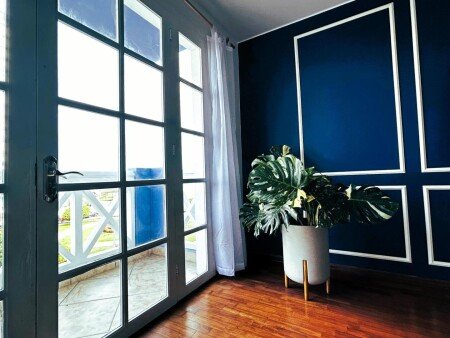 Apartamento 2 habitaciones, con jardín