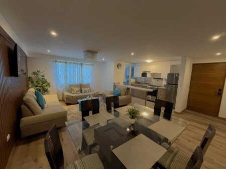 Apartamento 2 habitaciones, con jardín